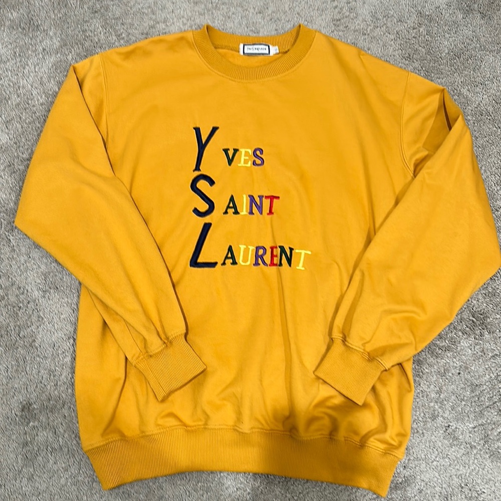 Vintage Mustard YSL Pullover